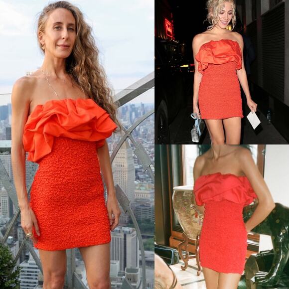 MARA HOFFMAN Popcorn Kenza Dress in Poppy NWT XS - Picture 1 of 13